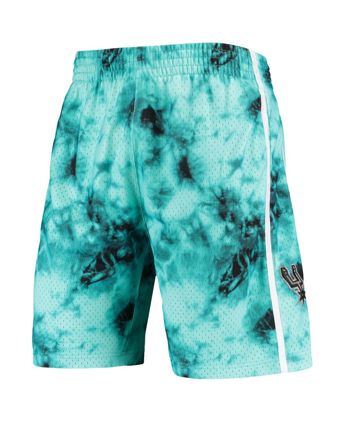 Mitchell & Ness Men's  Teal San Antonio Spurs Hardwood Classics 1998 Galaxy Swingman Shorts In Teal