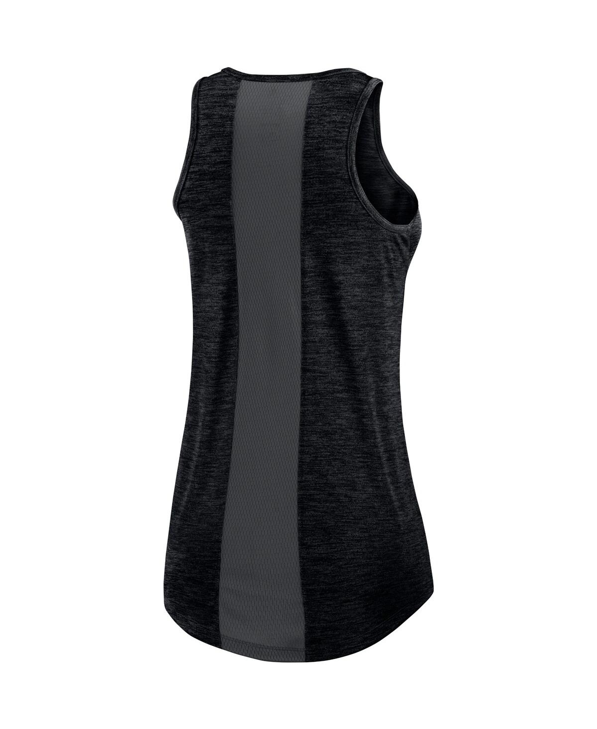 Women's NikeSan Francisco Giants Logo Fade High Neck Performance Tank Top - Black