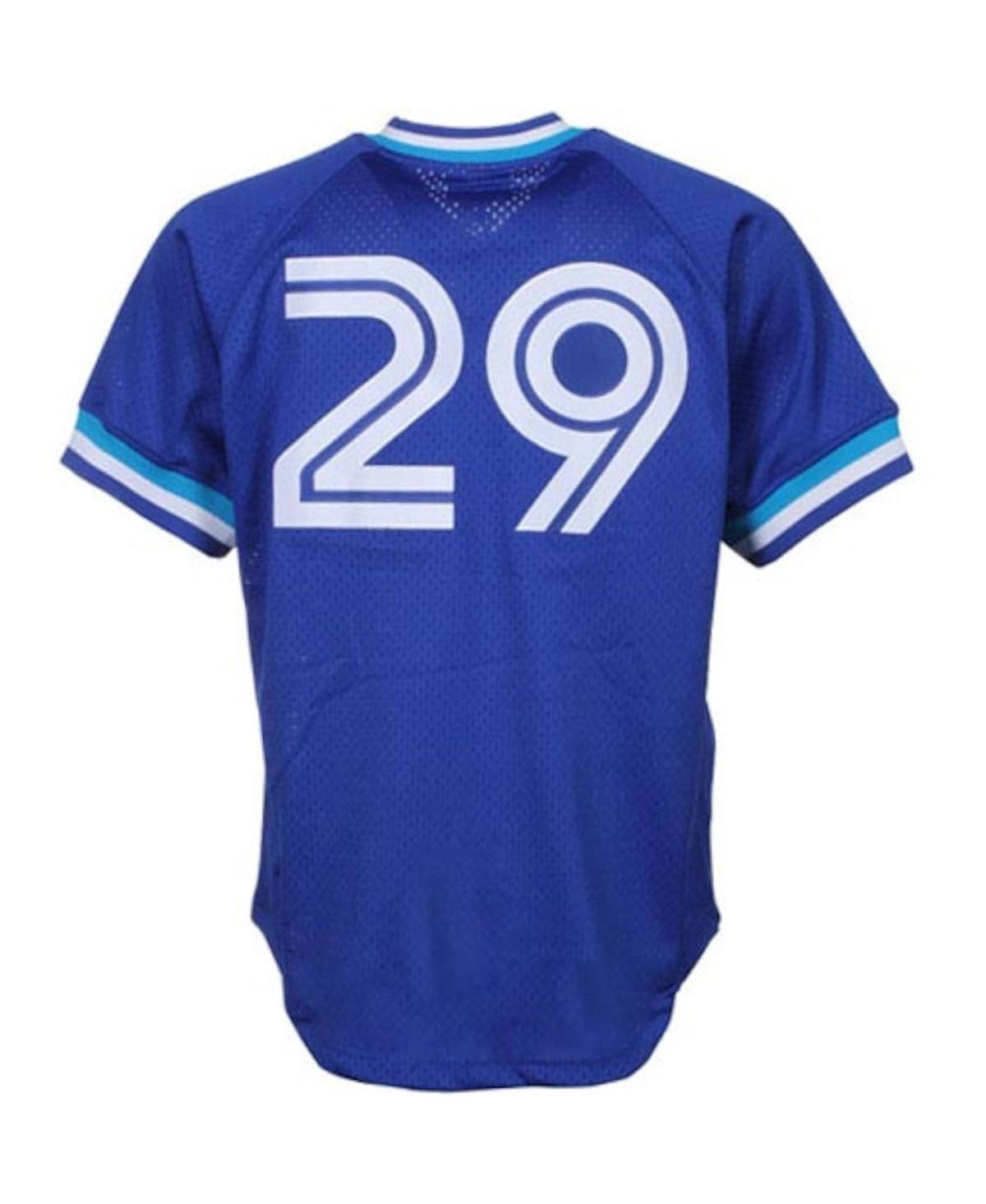 Men's Mitchell & Ness Joe CarterToronto Blue Jays 1993 Authentic Cooperstown Collection Mesh Batting Practice Jersey - Royal