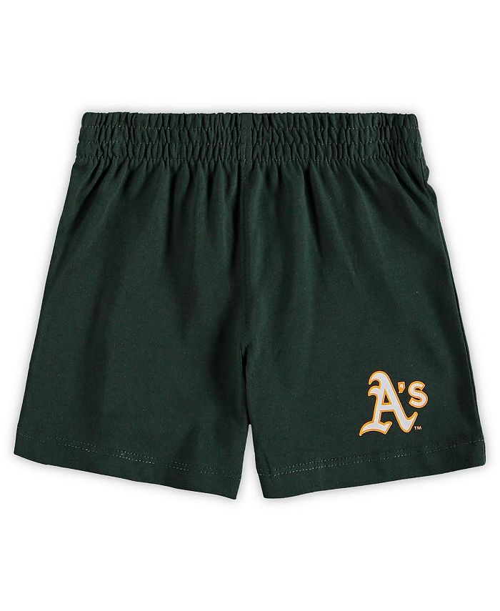 Outerstuff Toddler Boys White, Green Oakland Athletics Position Player T- shirt and Shorts Set - Macy's