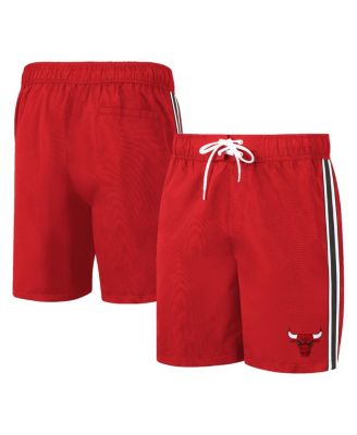 Men's Red Chicago Bulls Sand Beach Volley Swim Shorts
