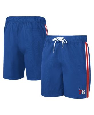 Men's Royal, Red Philadelphia 76ers Sand Beach Volley Swim Shorts