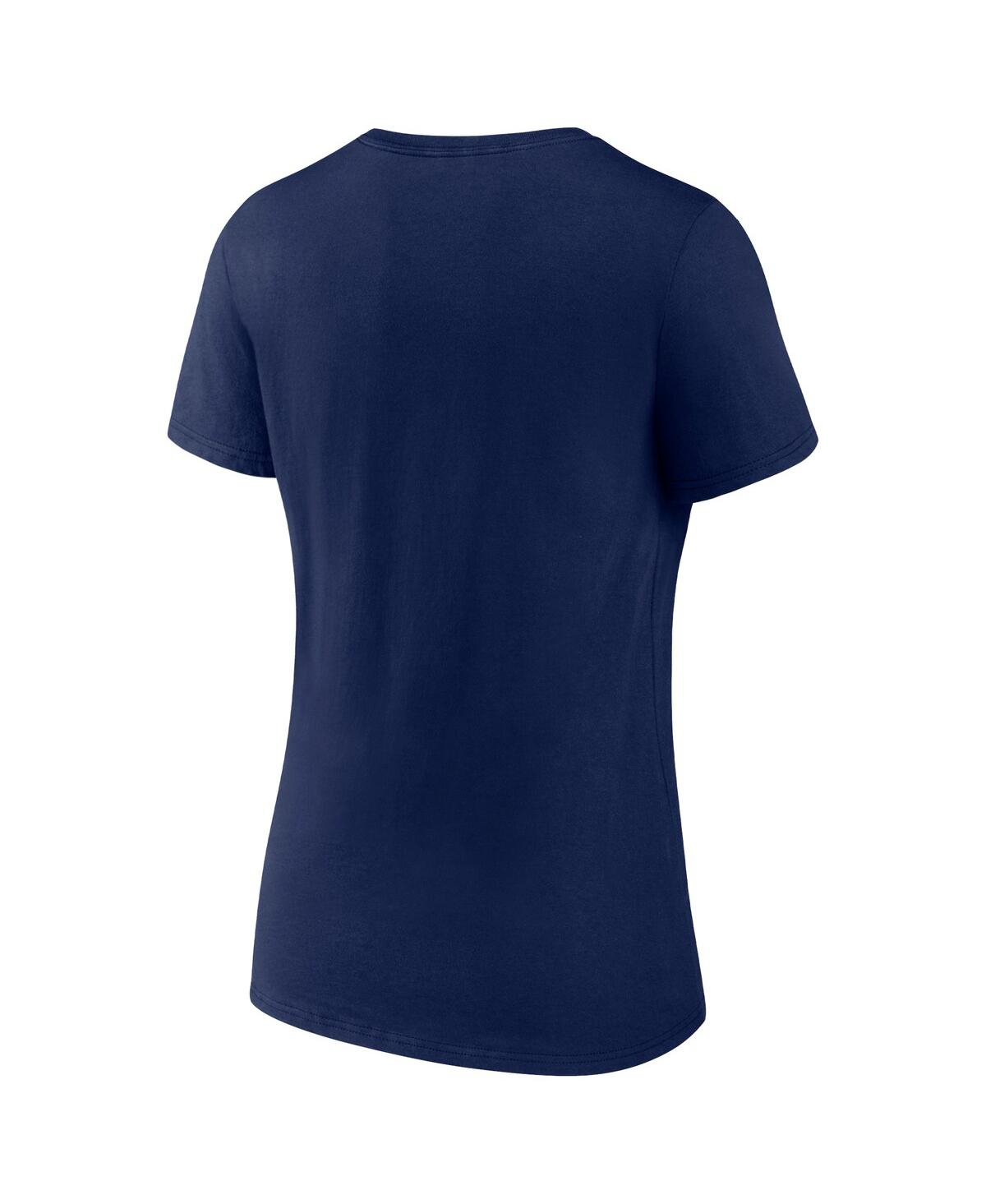 Fanatics Women's  David Ortiz Navy Boston Red Sox Big Papi Graphic V-neck T-shirt In Navy