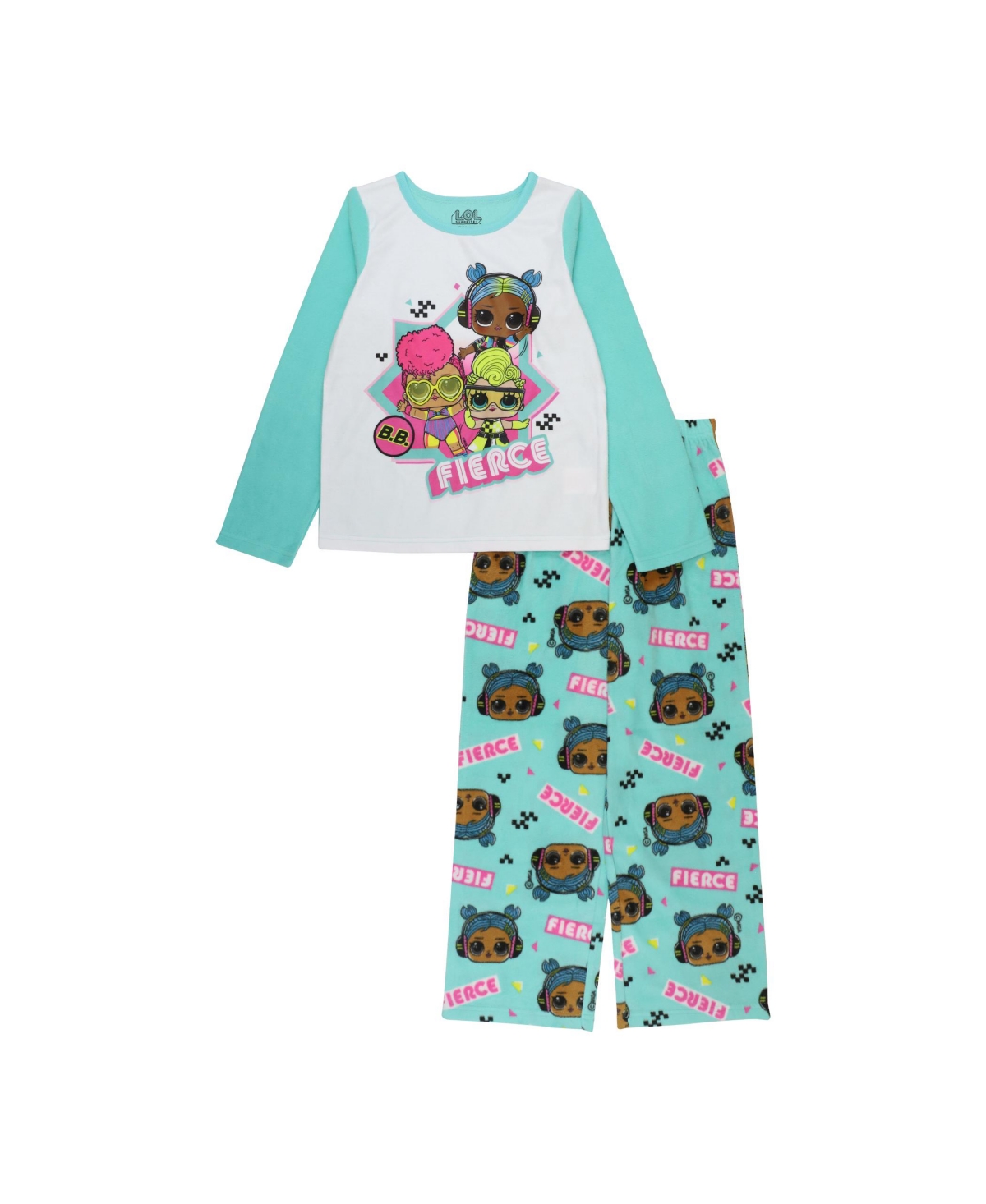 AME LITTLE GIRLS LOL SURPRISE! TOP AND PAJAMA, 2-PIECE SET