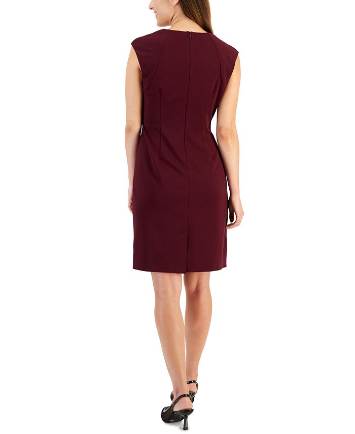 Connected Petite Side-Ruched Sheath Dress - Macy's