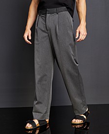 Men's Relaxed-Fit Pinstripe Suit Pants, Created For Macy's