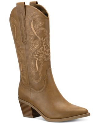 Sun Stone Women s Bernarrd Cowboy Boots Created for Macy s Macy s