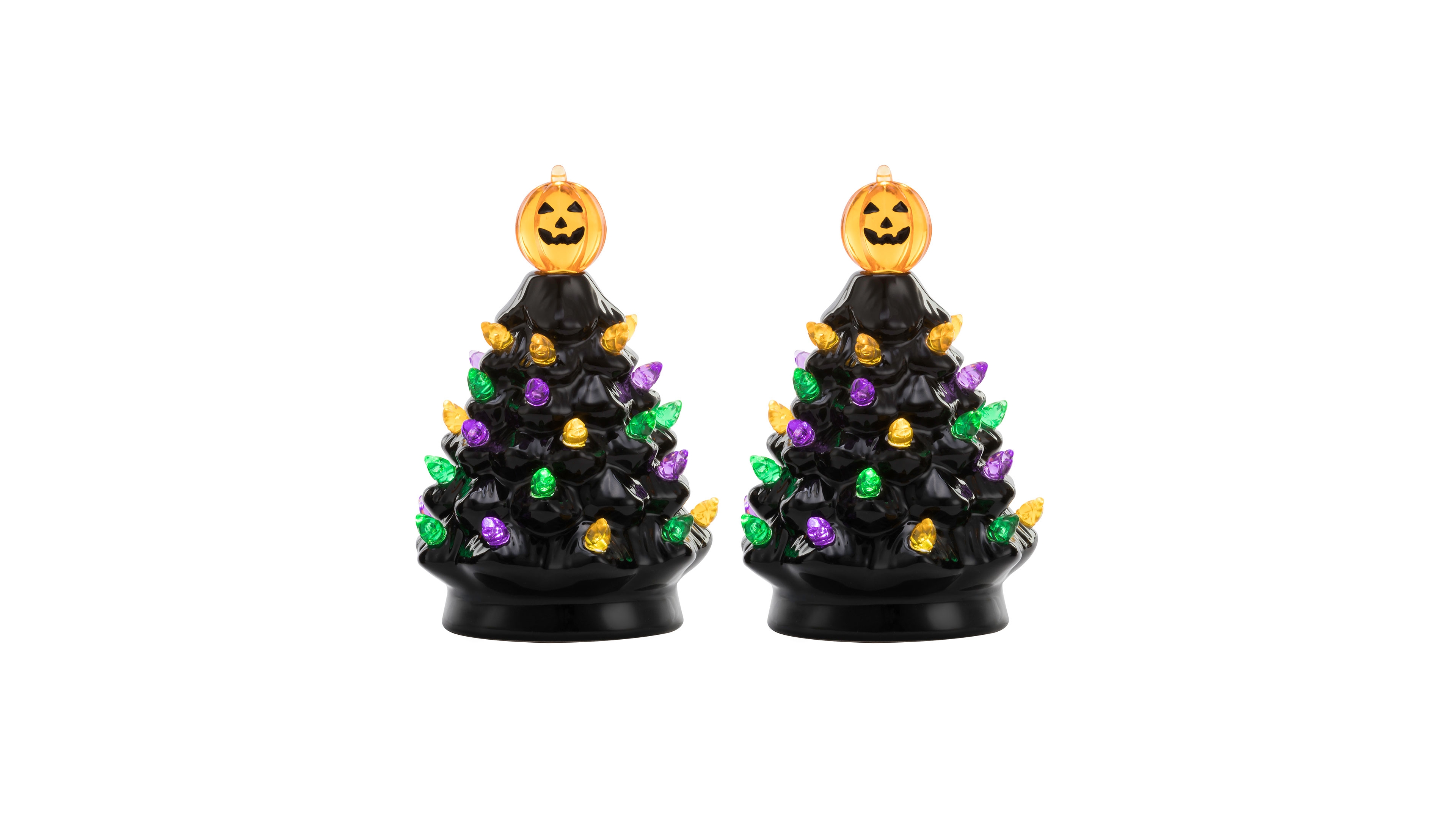 5.4" Halloween Tree Set, 2 Piece