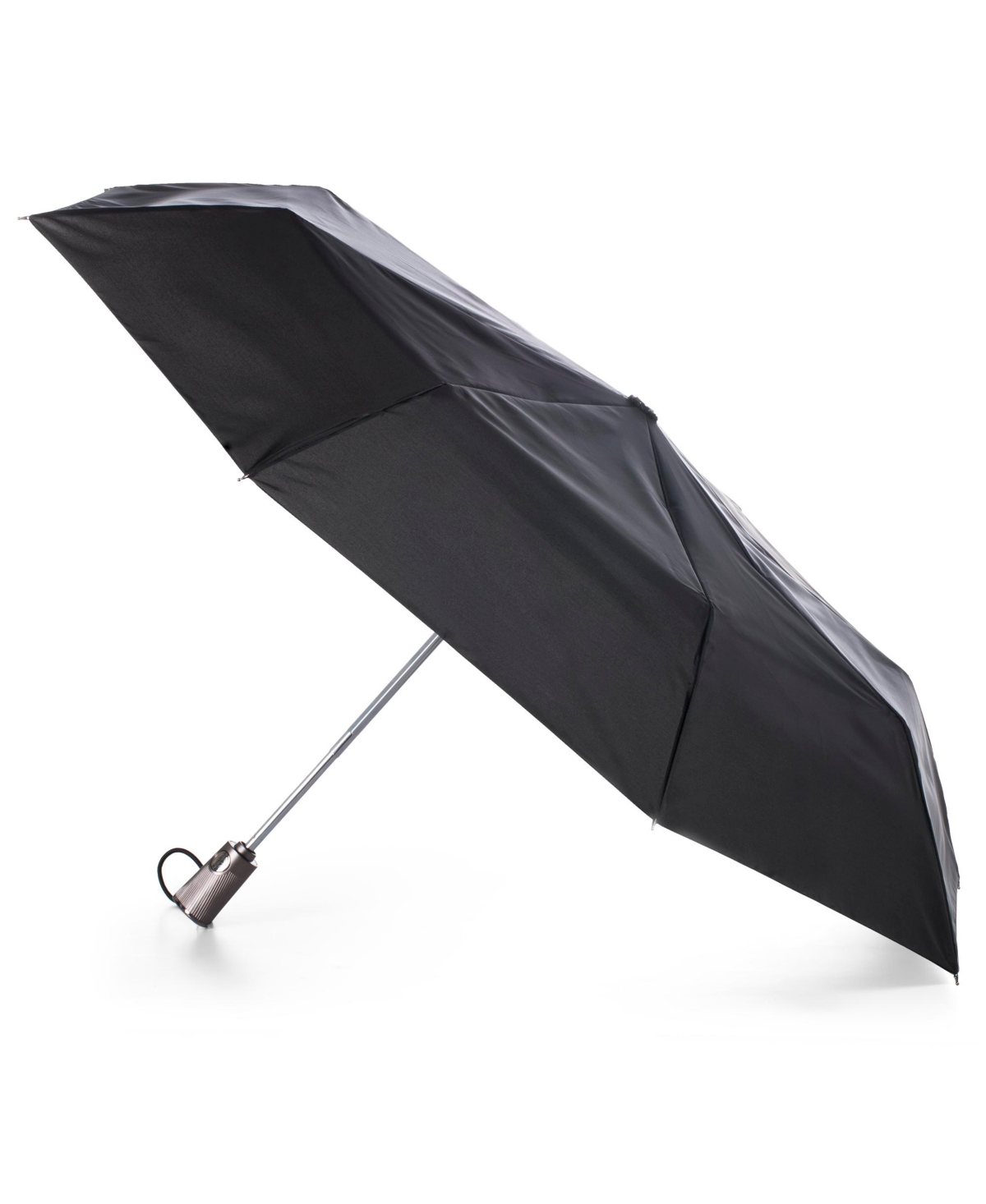 Shop Totes Titan Large Auto Open Close Water Repellent Umbrella In Black