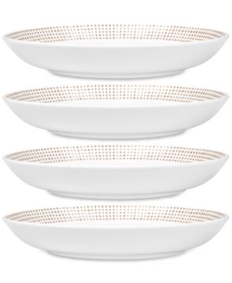 Noritake Hammock "Dots" Dinner Bowls, Set of 4