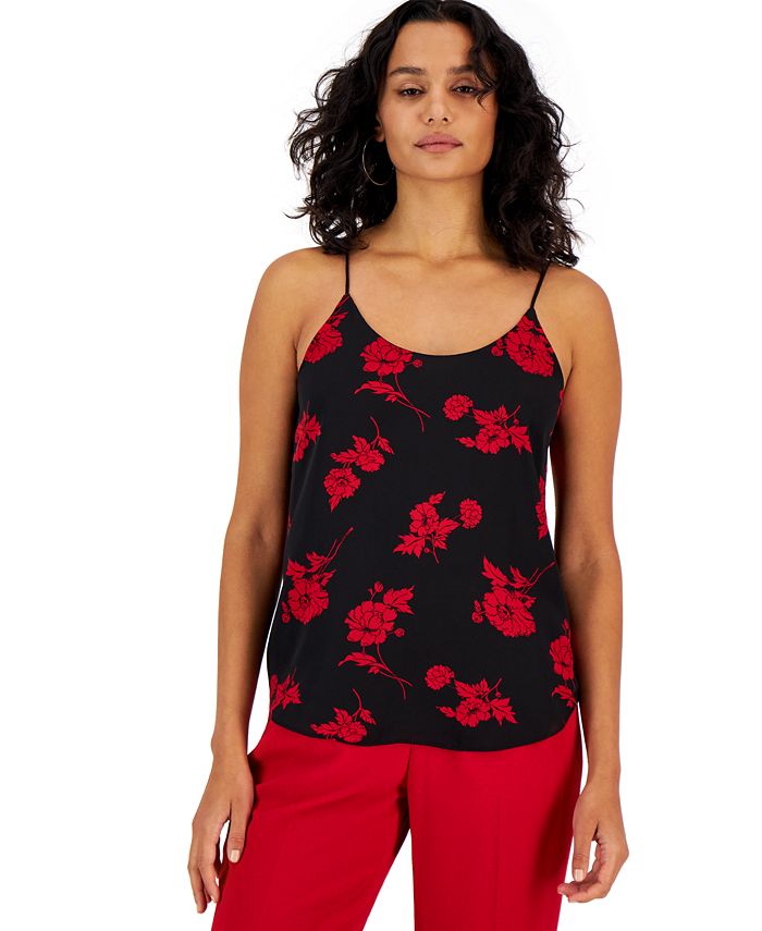Bar III Women's Floral-Print Camisole, Created for Macy's - Macy's