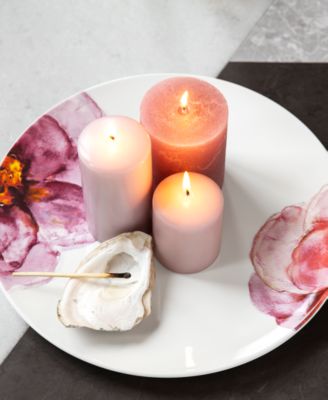 Rose Garden Floral Buffet Plate