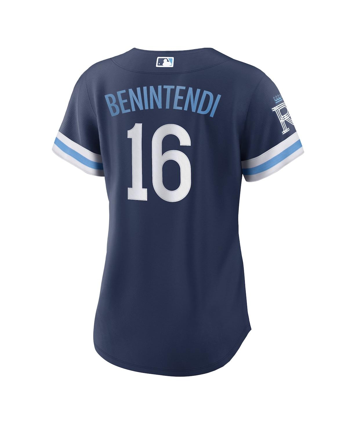 Women's Nike Andrew BenintendiKansas City Royals City Connect Replica Player Jersey - Navy