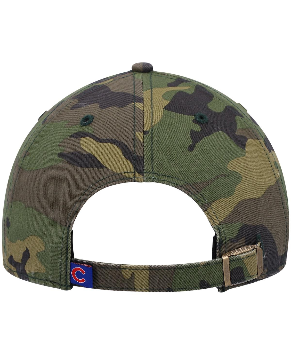 47 Brand Men's '47 Camo Chicago Cubs Clean Up Adjustable Hat In Camo