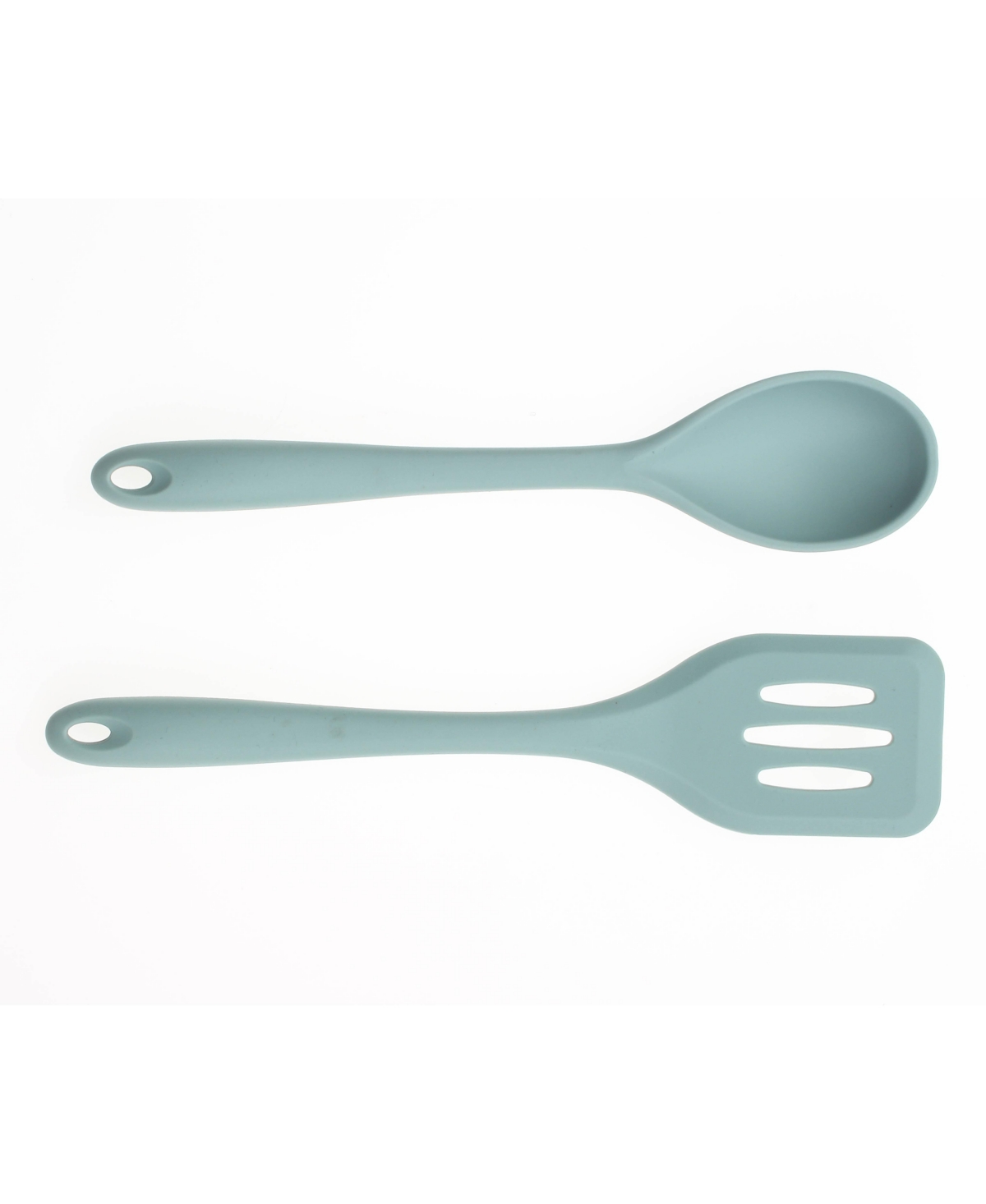 Art & Cook 2 Piece Silicone Solid Turner And Slotted Spoon Set In Prestige