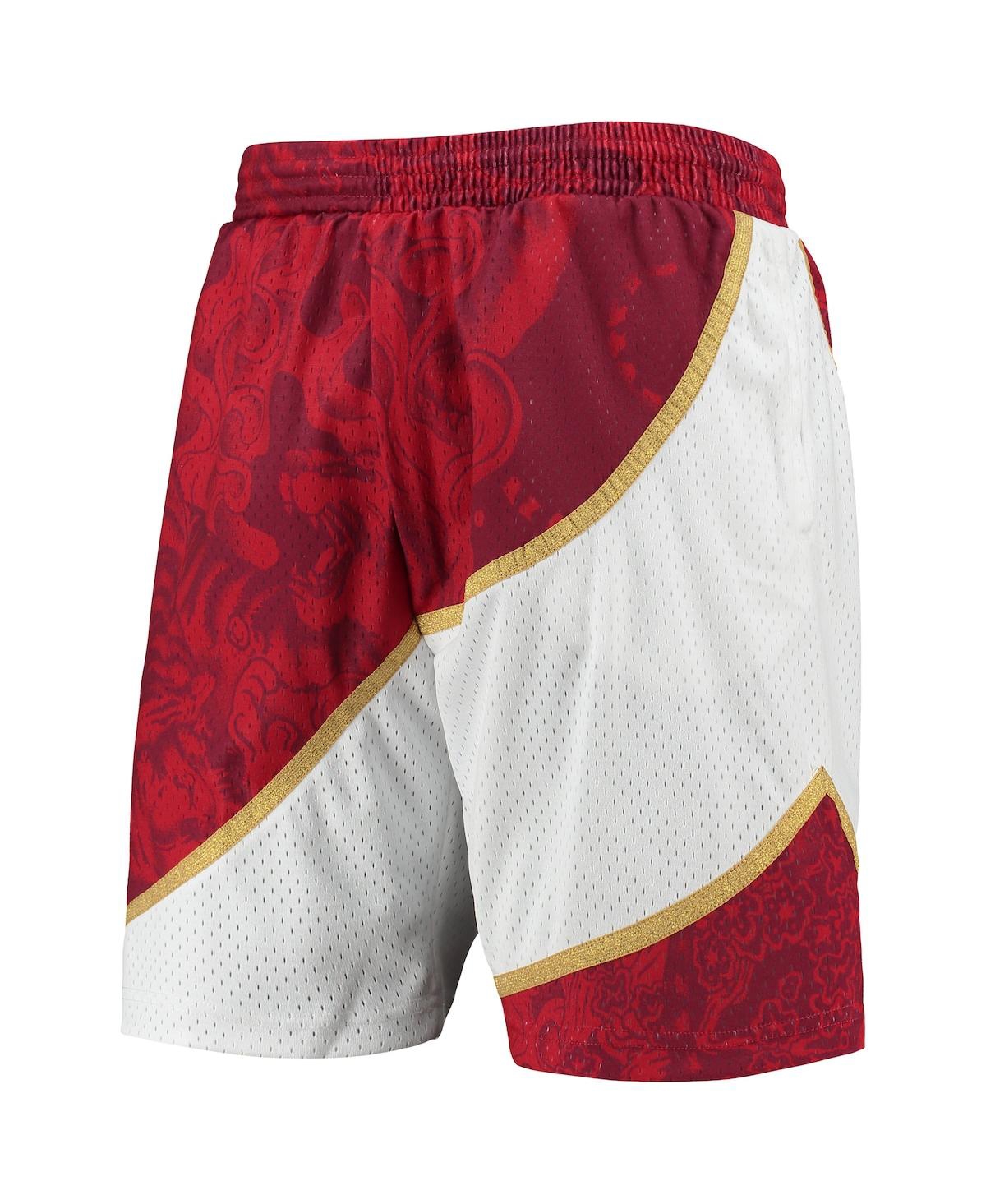 Mitchell & Ness Men's  Red Atlanta Hawks Hardwood Classics Lunar New Year Swingman Shorts In Red