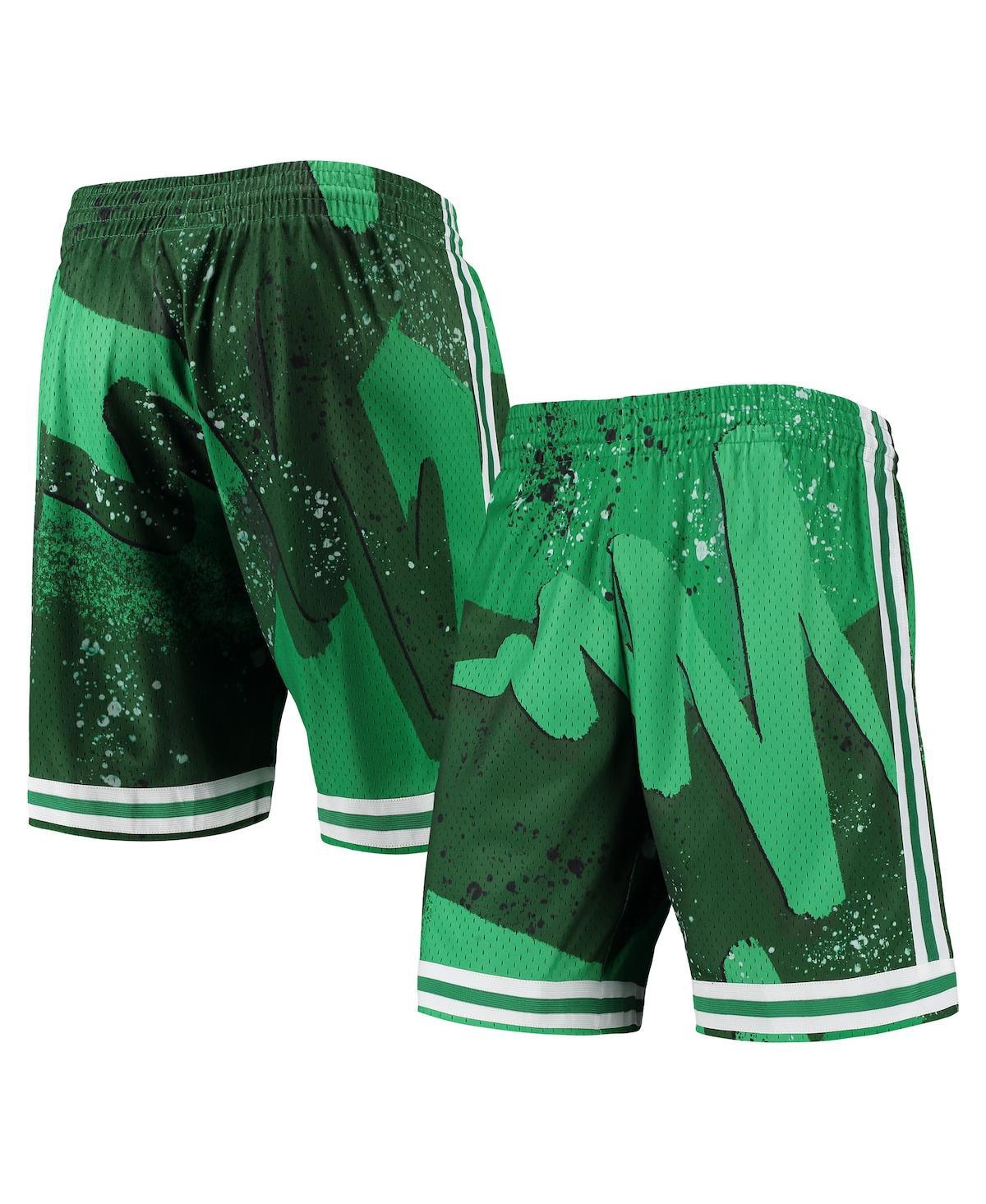 Mitchell & Ness Men's  Kelly Green Boston Celtics Hardwood Classics 1985 Hyper Hoops Swingman Shorts In Kelly Green