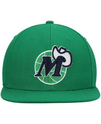 Men's Green Dallas Mavericks Hardwood Classics Team Ground 2.0 Snapback Hat