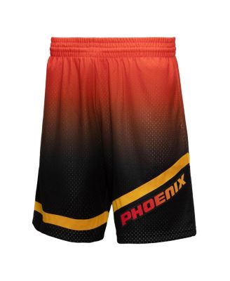 Men's  Orange, Black Phoenix Suns 1996/97 Hardwood Classics Fadeaway Reload 3.0 Swingman Shorts