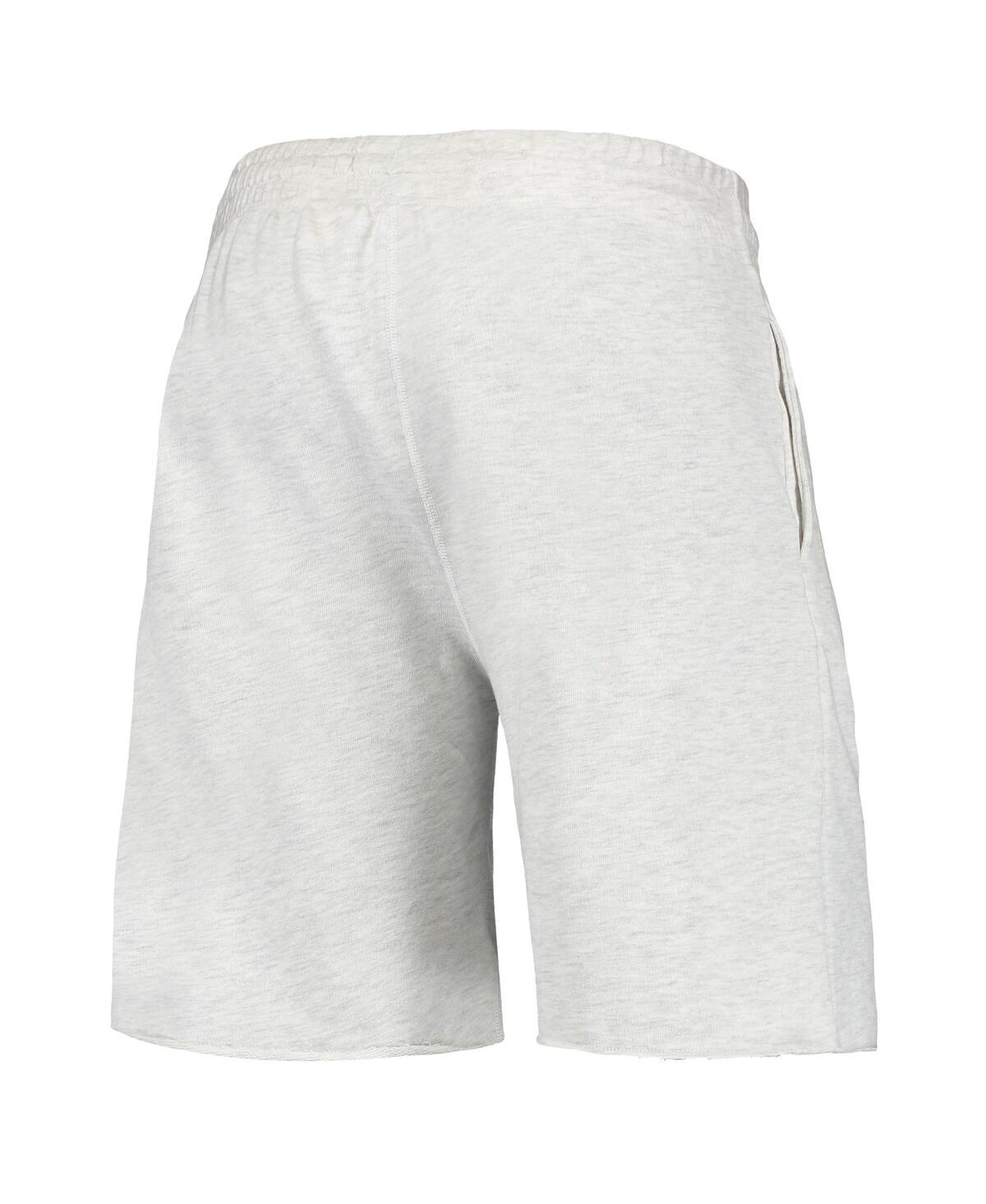 Shop Concepts Sport Men's  Oatmeal Los Angeles Dodgers Mainstream Logo Terry Tri-blend Shorts
