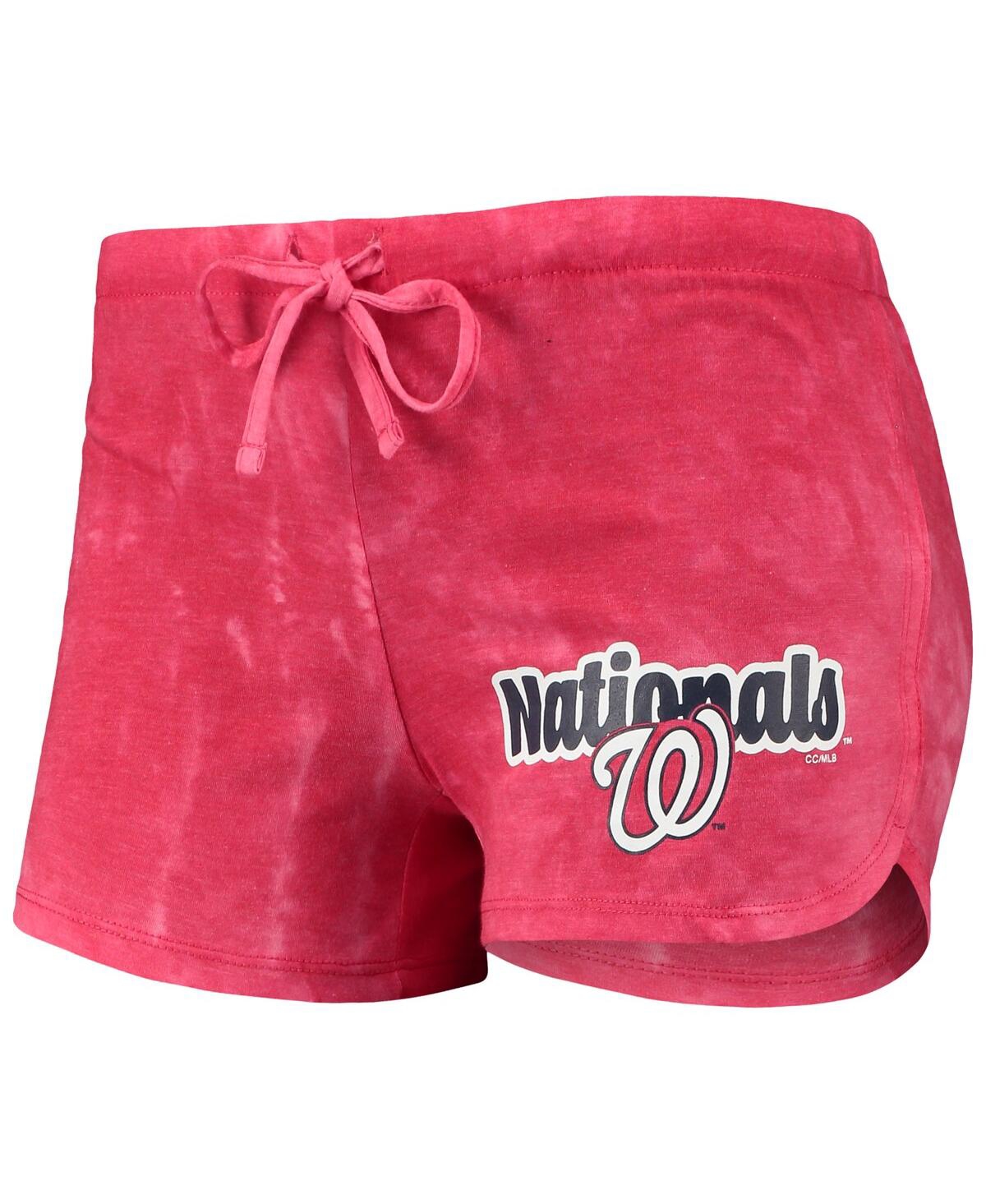 Concepts Sport Women's  Red Washington Nationals Billboard Racerback Tank Top And Shorts Set In Red