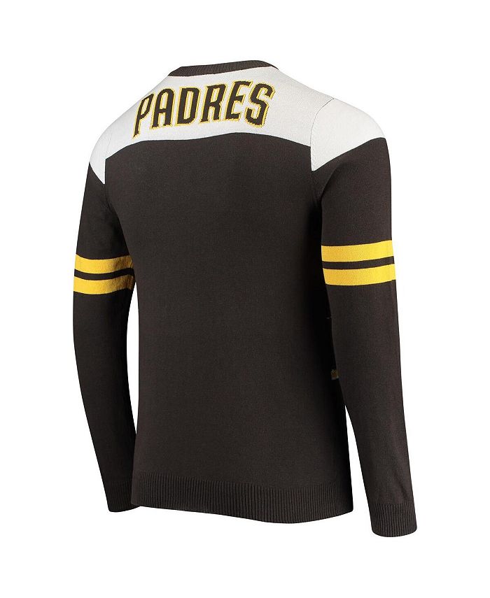 FOCO Men's Brown San Diego Padres Ticket LightUp Ugly Sweater Macy's
