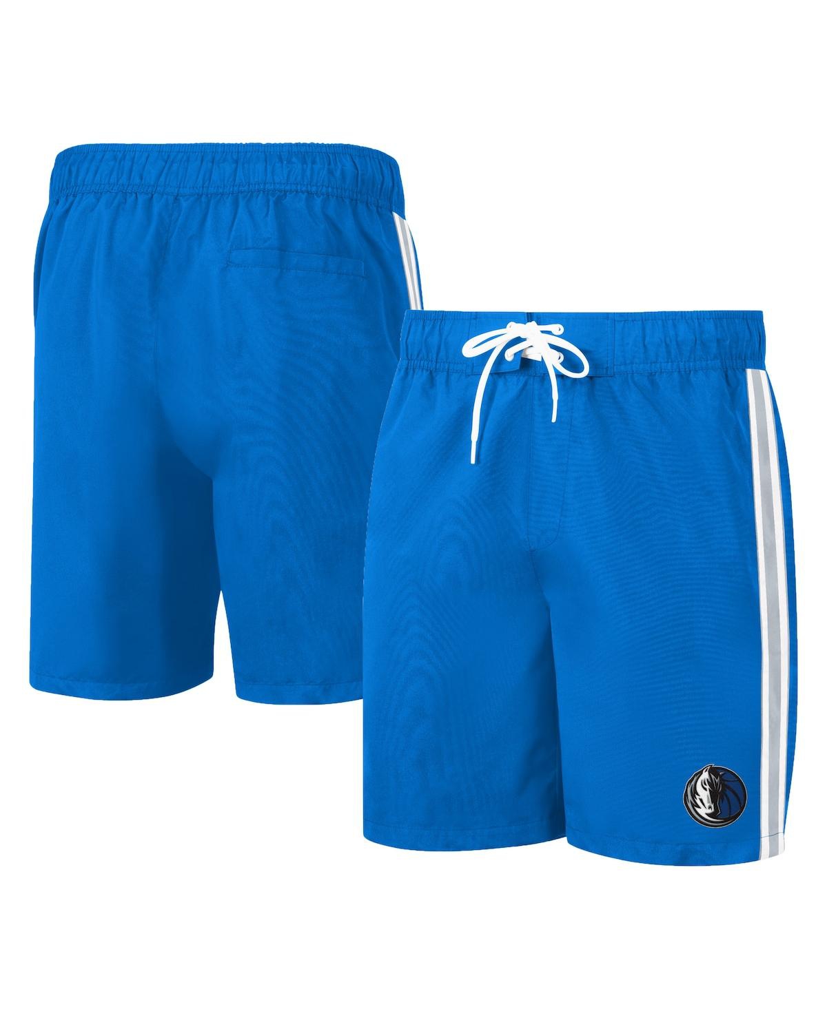 Shop G-iii Sports By Carl Banks Men's  Blue Dallas Mavericks Sand Beach Volley Swim Shorts