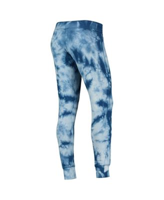 Women's Royal Chicago Cubs Tie-Dye Jogger Pants