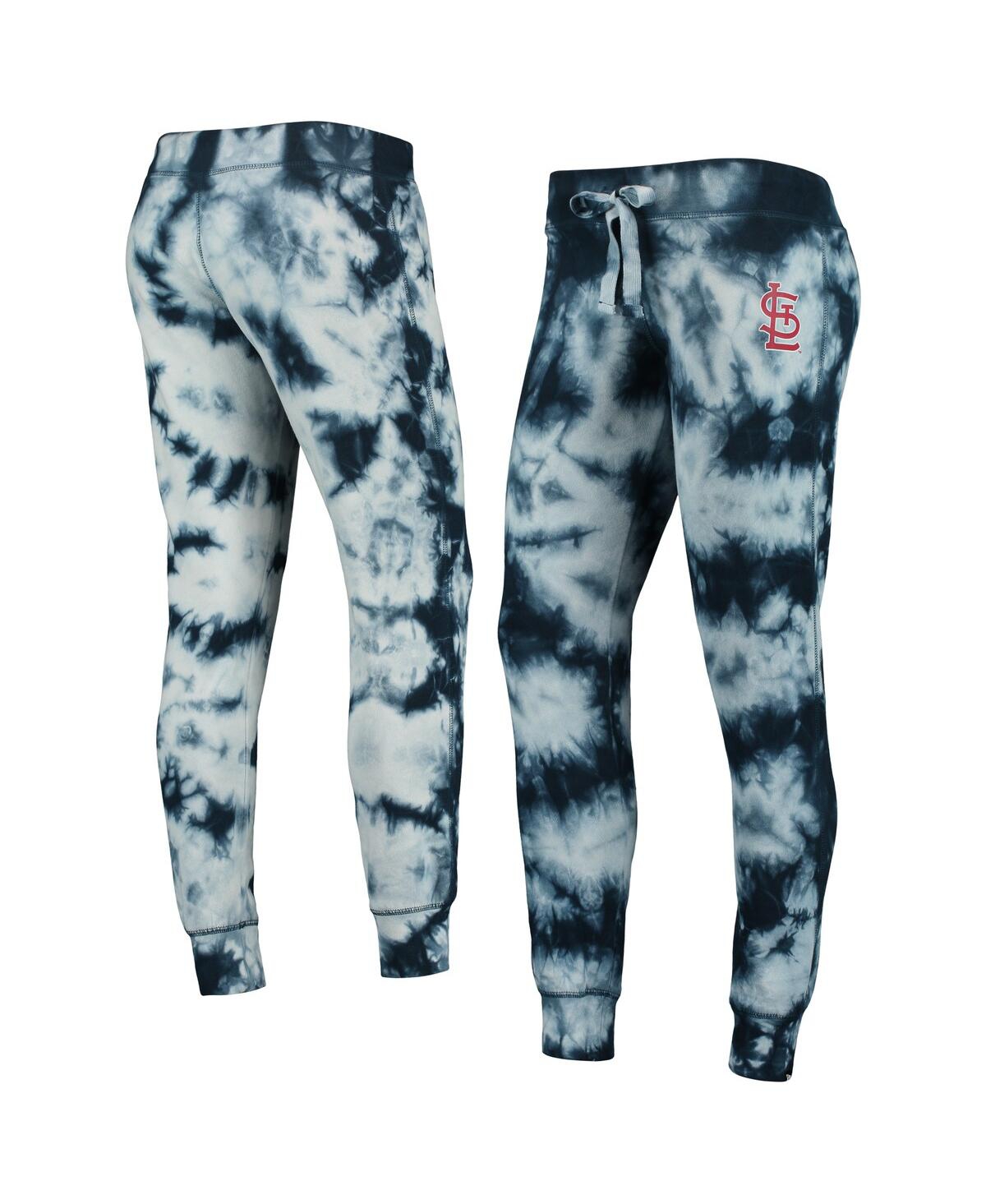 NEW ERA WOMEN'S NEW ERA NAVY ST. LOUIS CARDINALS TIE-DYE JOGGER PANTS 
