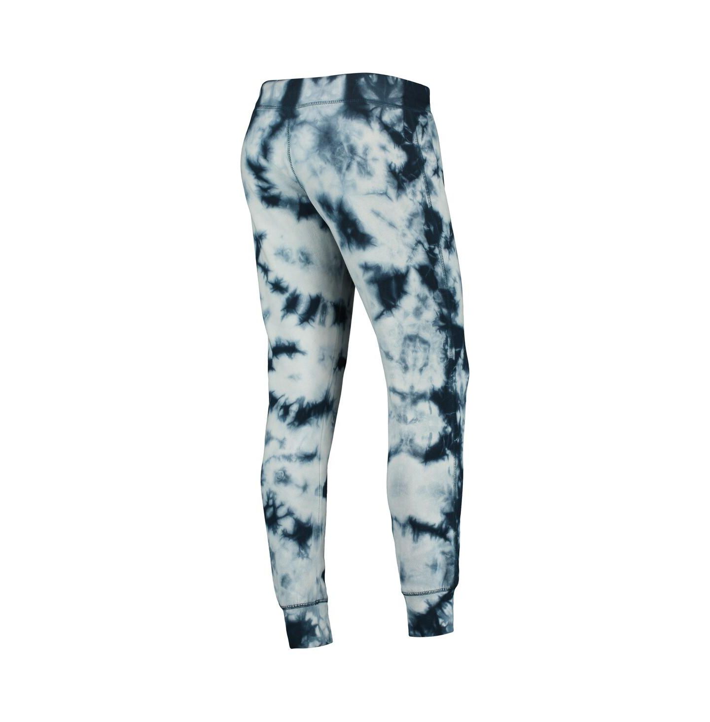 Женские брюки New Era Navy Boston Red Sox Tie-Dye Jogger — фото 4