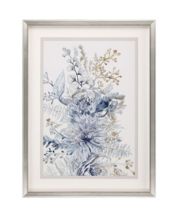 Laura Ashley Belvedere Framed Canvas Wall Art, 27.6 x 19.7, Midnight