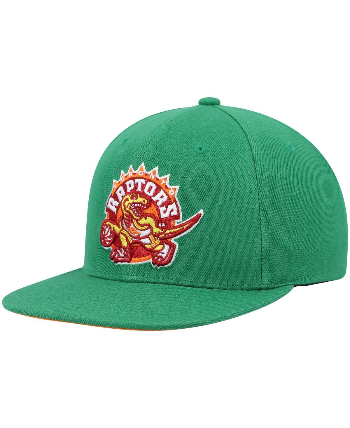 Shop Mitchell & Ness Men's  Green Toronto Raptors 20th Season Hardwood Classics Like Mike Snapback Hat