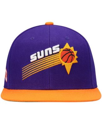 Men's Purple and Orange Phoenix Suns Hardwood Classics Snapback Hat