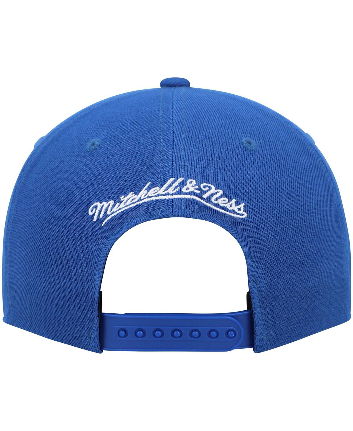 Mitchell & Ness Men's  Blue Washington Wizards Hardwood Classics Snapback Hat In Blue
