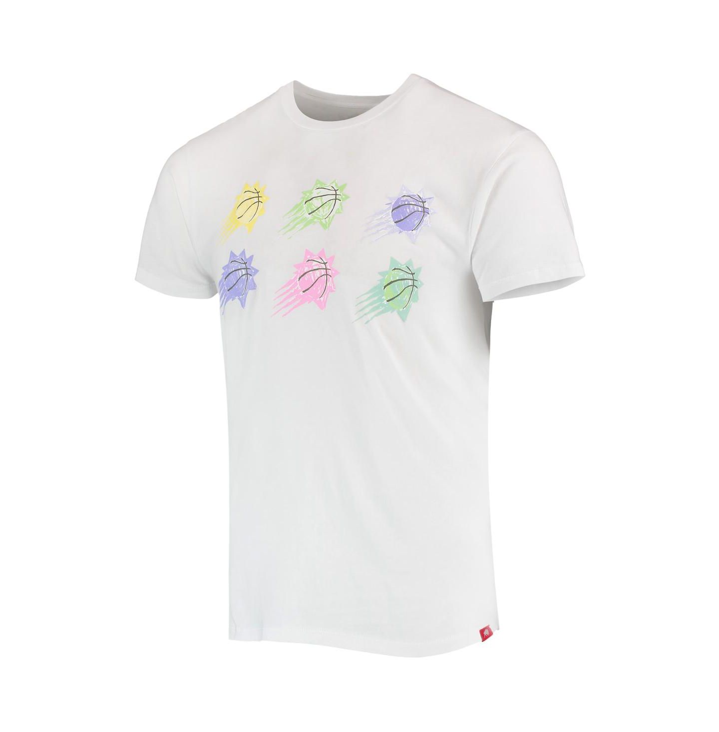 Мужская футболка Sportiqe White Phoenix Suns Street Capsule Bingham — фото 3