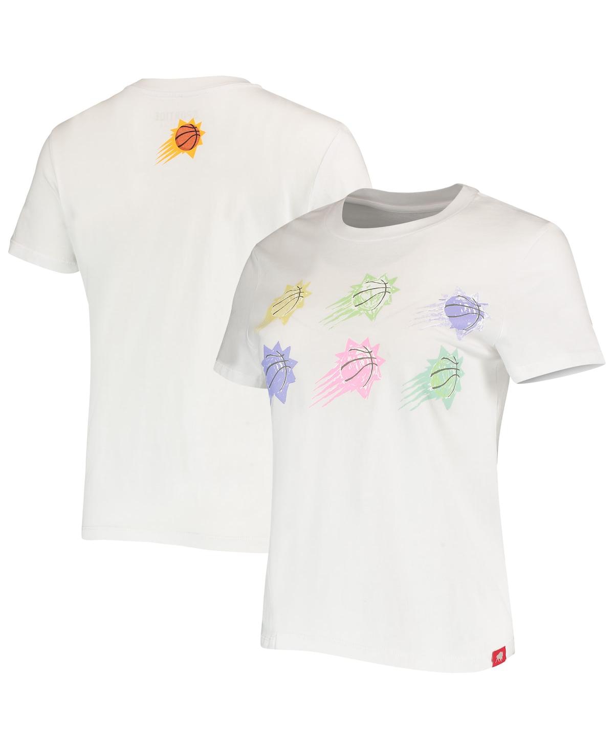 Sportiqe Women's  White Phoenix Suns Street Capsule Arcadia T-shirt