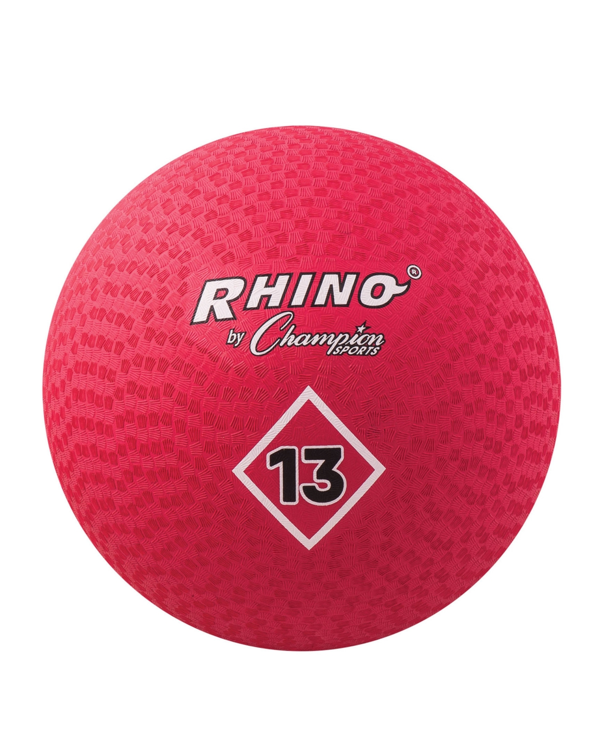Champion Sports Playground Ball, 13" In Red