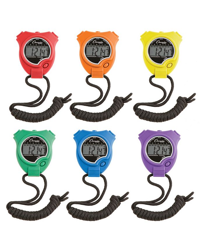 Champion Sports Stop Watch, Set of 6 Macy's