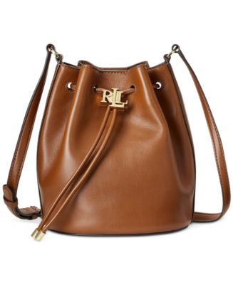 人気商品！ Ralph Lauren Andie Mサイズ Leather Drawstring Bag Lauren Ralph Lauren Andie Large Leather Drawstring Bag - Macy's