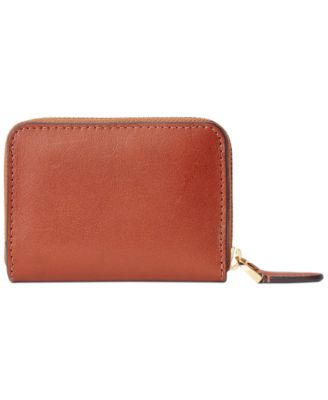 Leather Small Continental Wallet