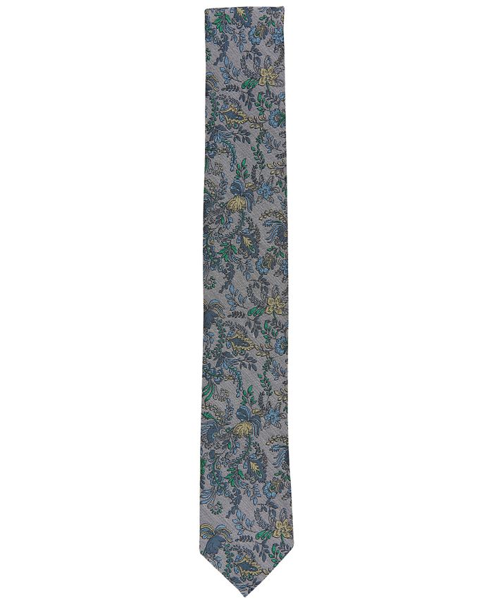 Bar III Men's Tobago Botanical Tie, Created for Macy's - Macy's