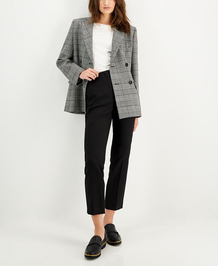 Weekend Max Mara Women's Double-Breasted Plaid Blazer & Reviews ...