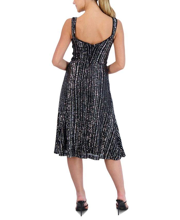 Laundry by Shelli Segal Women's Sequined Midi Dress Macy's