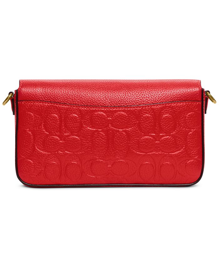 COACH Embossed Signature Wyn Crossbody with Removable Strap Macy's