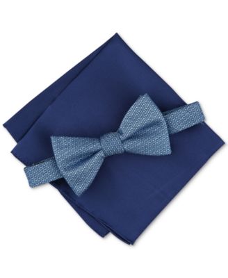 Alfani - Men's 2-Pc. Bow Tie & Pocket Square Set
