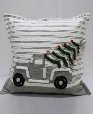 Holiday Car Decorative Pillow, 20" x 20"