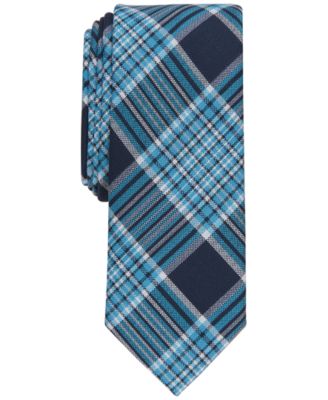 Bar III - Men's Leroy Plaid Skinny Tie