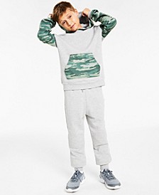 Big Boys Hooded Long-Sleeve Shirt & Coordinating Pants Separates, Created for Macy's