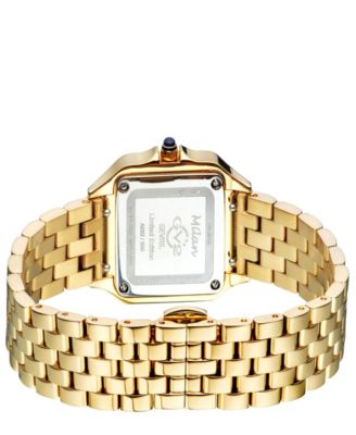 Women's Milan Swiss Quartz Gold-Tone Stainless Steel Bracelet Watch 27.5mm
