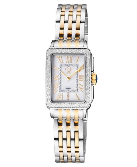 Женские часы Gevril Padova Swiss Quartz Two-Tone Stainless Steel Bracelet Watch 30mm